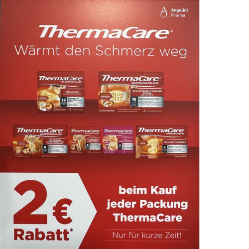 Thermacare 2€-Rabatt-Aktion